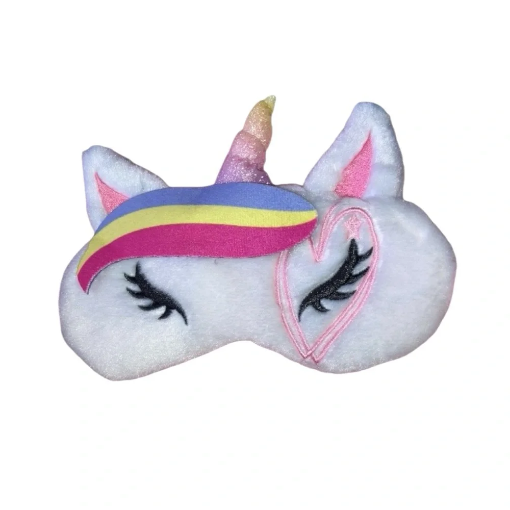 Nickelodeon White and Pink Unicorn Face Mask